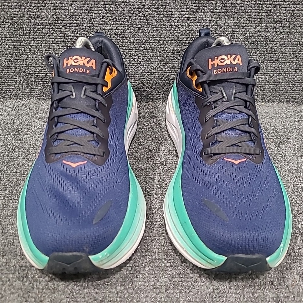 Hoka Bondi 8  Womens Sz 10.5 B‎ Outer Space Bellwether Blue Running 1127952 OSBB - Picture 2 of 16